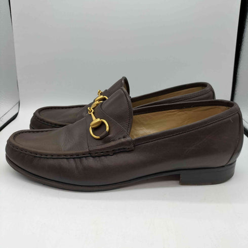 グッチ GUCCI レザー ビットローファー メンズ 43