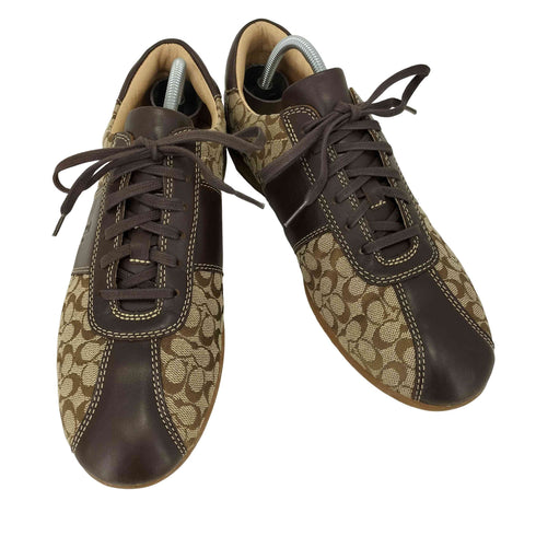 コーチ COACH シグネチャー モノグラム ローカットスニーカー メンズ 8.5m