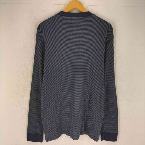 リーバイス Levis ワッフル生地 ヘンリーネック ロングスリーブ Tシャツ メンズ L