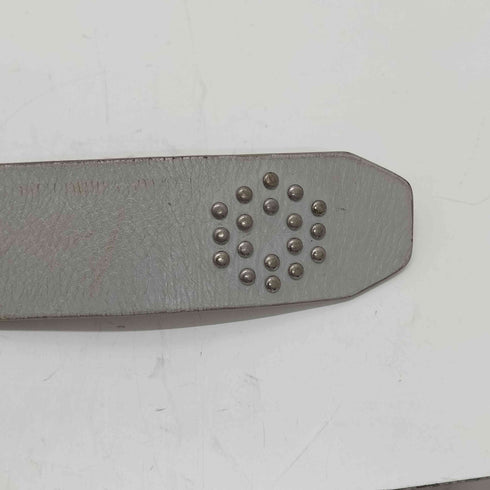 プーマ PUMA スタッズ装飾 バックル付き レザーベルト Y2K メンズ