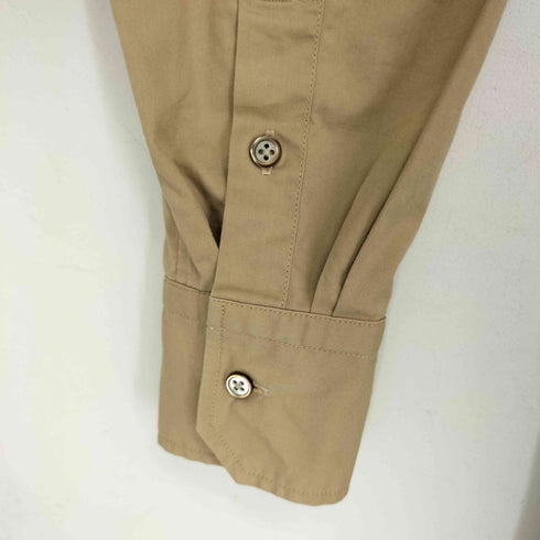 メゾンスペシャル MAISON SPECIAL Supima Cotton Stand Collar Long Shirt/スーピマコットンスタンドカラーロングシャツ レディース FREE
