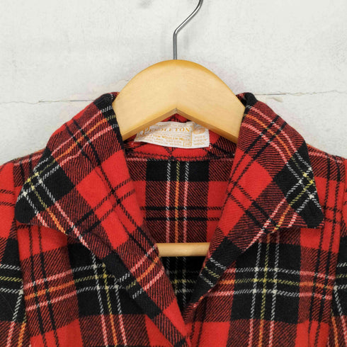 ペンドルトン PENDLETON チェック ウールジャケット レディース UK:14