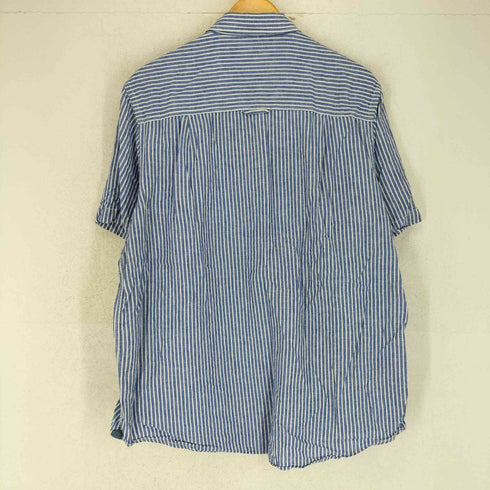 クラブルーム CLUB ROOM S/S リネンストライプシャツ メンズ JPN:XL