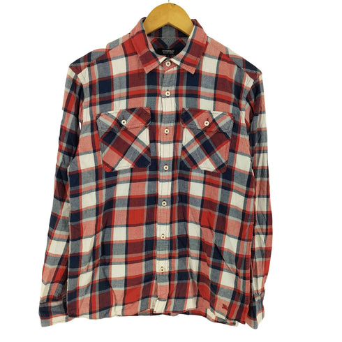 バーバリーブラックレーベル BURBERRY BLACK LABEL コットン チェック ロングスリーブシャツ メンズ 3