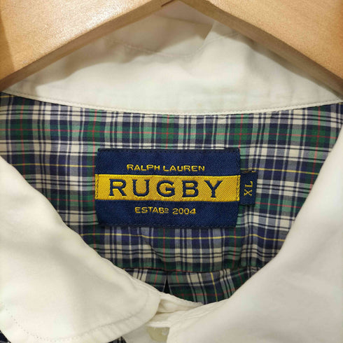ラグビーラルフローレン Rugby Ralph Lauren 丸襟 チェック柄 L/S シャツ メンズ import:XL