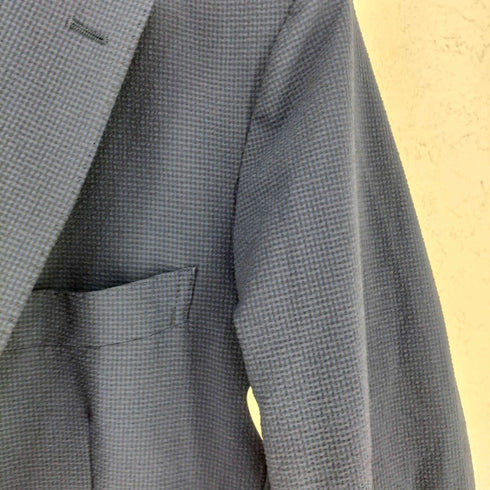 トロッターマッキントッシュフィロソフィー TROTTER MACKINTOSH PHILOSOPHY シアサッカー トロッター ジャケット メンズ 40R