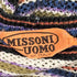 ミッソーニウオモ MISSONI UOMO 90S イタリア製 ストライプ マルチカラー S/S ニット セーター レディース