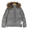 バーバリーブラックレーベル BURBERRY BLACK LABEL ファー付き ダウンジャケット 千鳥格子 2WAY ジップ スナップボタン メンズ JPN:M