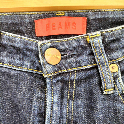 ビームス BEAMS コラボ 5ポケット ジップフライ スキニーデニムパンツ レディース US:24