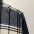 ハバーサック HAVERSACK 丸襟 ラウンドカラー マチ付 チェック柄 コットン L/S シャツ メンズ JPN:L