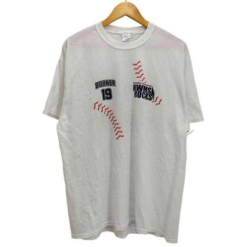 ポートアンドカンパニー PORT and COMPANY トラック 企業ロゴ プリント S/S クルーネック Tシャツ メンズ import:XL