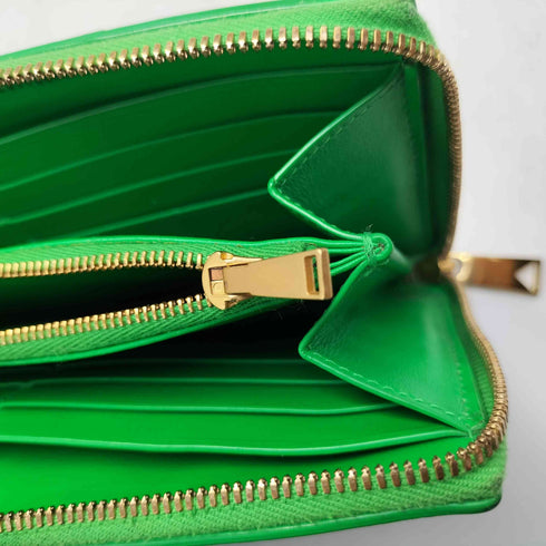 ボッテガヴェネタ BOTTEGA VENETA イタリア製 Cassette Zip-Around Wallet カセット ジップアラウンドウォレット Intrecciato イントレチャート メンズ