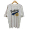 80-90S カレッジ ロゴ プリント S/S クルーネック Tシャツ シングルステッチ メンズ