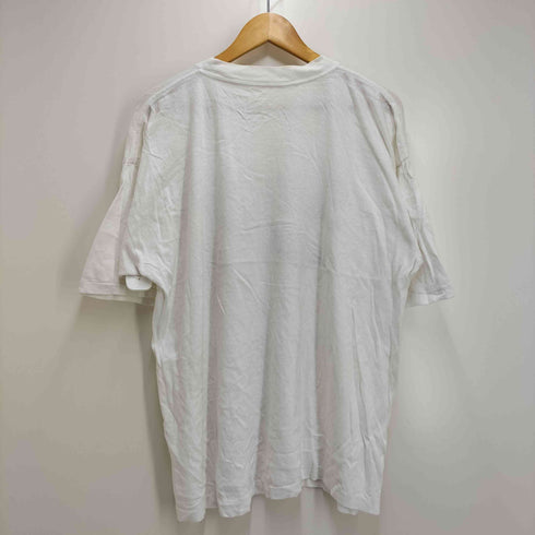 80-90S カレッジ ロゴ プリント S/S クルーネック Tシャツ シングルステッチ メンズ