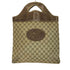 グッチ GUCCI OLD GGモノグラム PVC フラット トートバッグ レディース