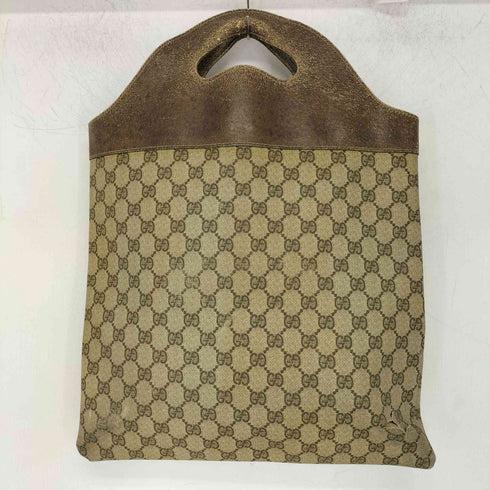 グッチ GUCCI OLD GGモノグラム PVC フラット トートバッグ レディース