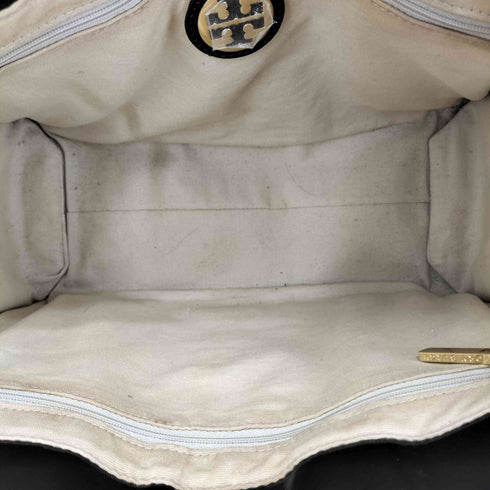 トリーバーチ TORY BURCH ロゴ エナメル トートバッグ レディース