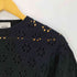ルールロジェット leur logette 透かし編み レース フラワー パンチング S/S パフスリーブ サマー ニット 半袖 トップス レディース JPN:1