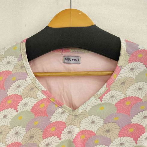 SOULWORK 和柄 菊文様 L/S ブラウス レディース JPN:2