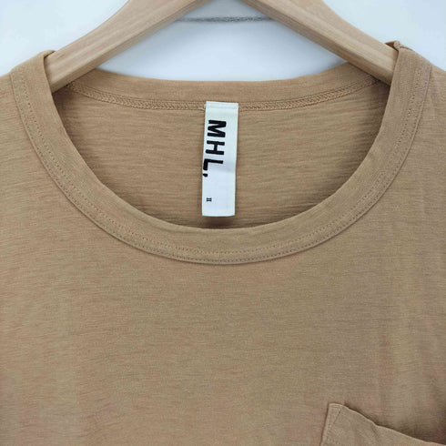 エムエイチエル MHL. ポケット L/S コットンクルーネックTシャツ メンズ 2