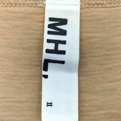 エムエイチエル MHL. ポケット L/S コットンクルーネックTシャツ メンズ 2