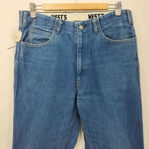 ウエストオーバーオールズ WESTOVERALLS ベルト裏マーベルト インディゴ デニムパンツ メンズ US:34-35