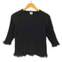 イエナ IENA LA BOUCLE ラ ブークル 25AW フリンジ ニット プルオーバー 半袖 レディース