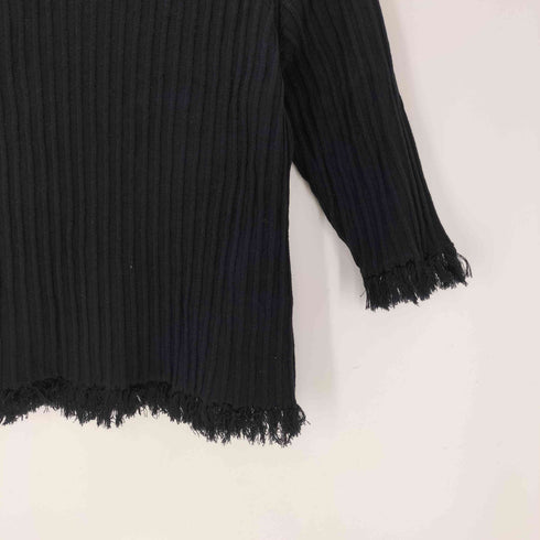 イエナ IENA LA BOUCLE ラ ブークル 25AW フリンジ ニット プルオーバー 半袖 レディース