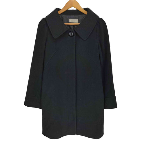 バーニーズニューヨーク BARNEYS NEWYORK アンゴラ ウール ステンカラーコート レディース 9AR