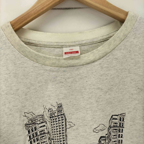 ニコアンド niko and... スーベニアワイドTシャツ レディース FREE