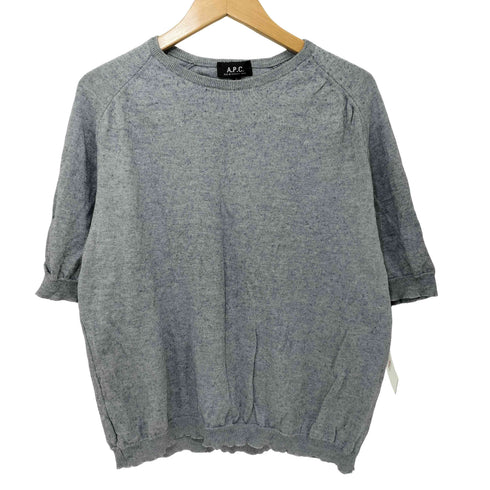 アーペーセー A.P.C. 90-00s フランス製 カシミヤ混 S/S ニットカットソー メンズ JPN:1