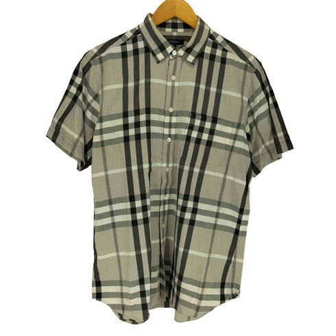 バーバリーロンドン BURBERRY LONDON チェック柄 半袖シャツ メンズ JPN:M
