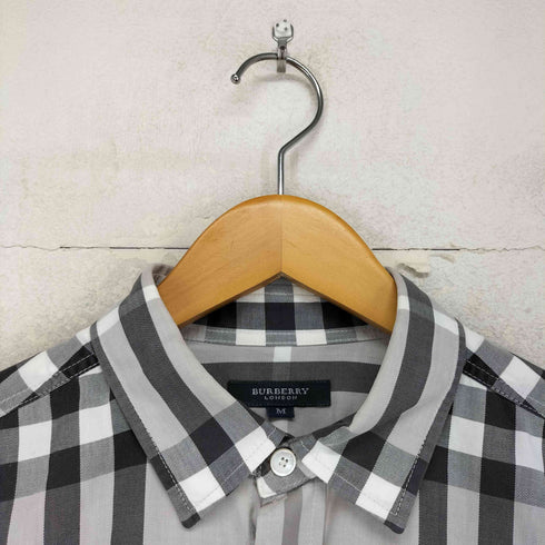 バーバリーロンドン BURBERRY LONDON チェック柄 半袖シャツ メンズ JPN:M