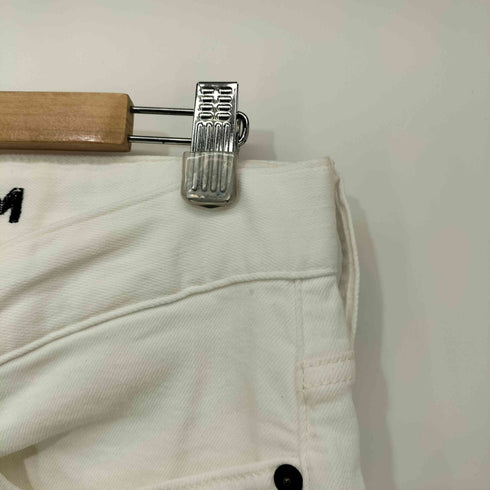 デンハム DENHAM RAZOR SLIM FIT ホワイトデニムパンツ レディース 32