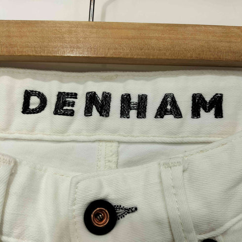 デンハム DENHAM RAZOR SLIM FIT ホワイトデニムパンツ レディース 32