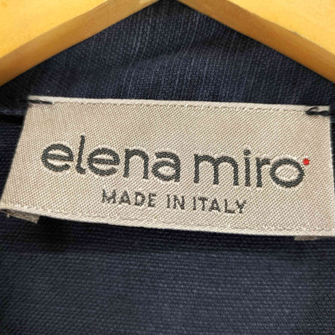 elena miro イタリア製 リネンジップアップジャケット メンズ 49F