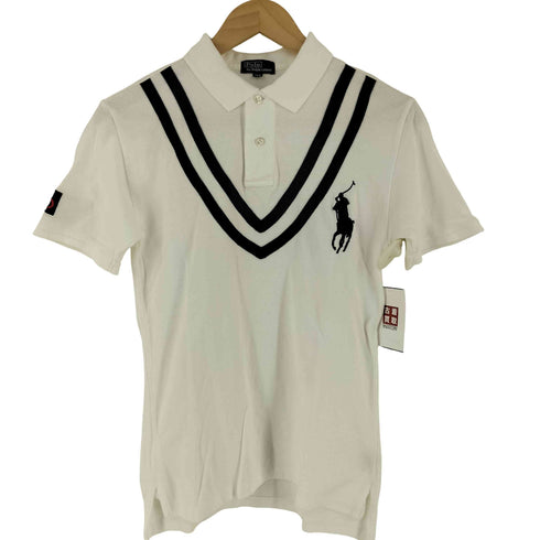 ポロバイラルフローレン Polo by RALPH LAUREN 90s Vライン ビッグポニー 半袖ポロシャツ レディース 150