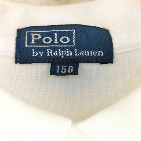 ポロバイラルフローレン Polo by RALPH LAUREN 90s Vライン ビッグポニー 半袖ポロシャツ レディース 150