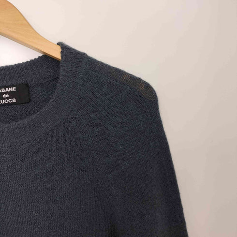 カバンドズッカ CABANE de ZUCCa モヘヤ混 クルーネック セーター メンズ JPN:M