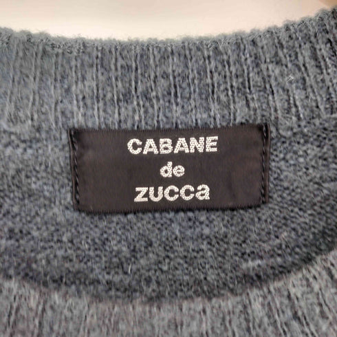 カバンドズッカ CABANE de ZUCCa モヘヤ混 クルーネック セーター メンズ JPN:M