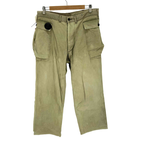 ウエアハウス WAREHOUSE U.S.ARMY HERRINGBONE PANTS M-43型 ヘリンボーン メンズ FR:36-38