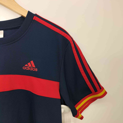 アディダス adidas フロントロゴ S/S Tシャツ メンズ import:M