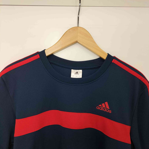 アディダス adidas フロントロゴ S/S Tシャツ メンズ import:M
