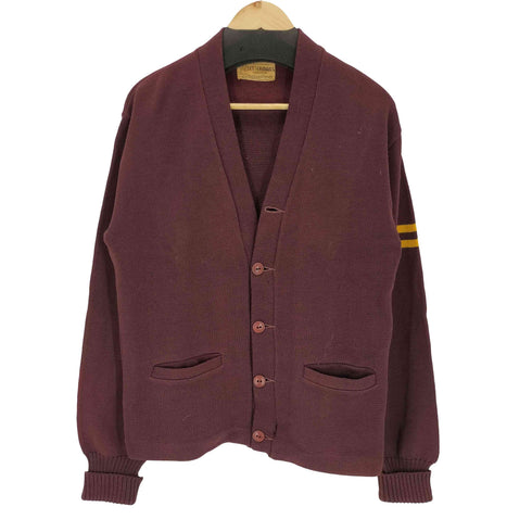 LETTERMAN'S SWEATER 50s USA製 レタードカーディガン メンズ