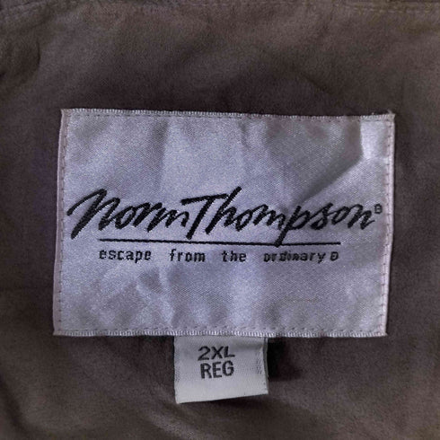 Norm Thompson フェイクスエード ジップアップブルゾン BIG SIZE メンズ 2XL