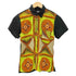 ブラックコムデギャルソン BLACK COMME des GARCONS AD2013 S/S 総柄 シャツ メンズ import:M