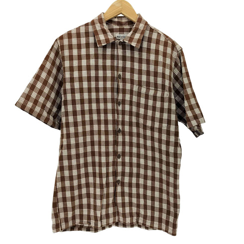 USA製 レギュラーカラー S/S チェックシャツ メンズ import:S
