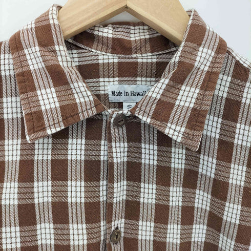 USA製 レギュラーカラー S/S チェックシャツ メンズ import:S