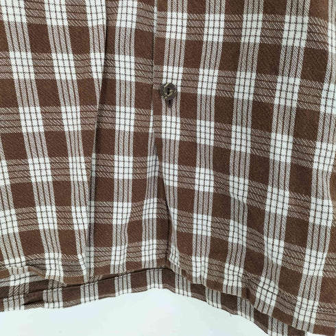 USA製 レギュラーカラー S/S チェックシャツ メンズ import:S