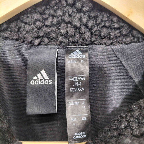 アディダス adidas アームロゴ フリースジャケット レディース import:M